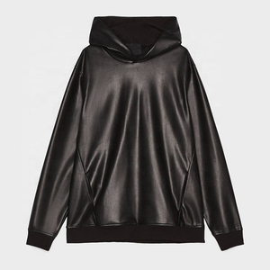 Sudadera con Capucha Extra Grande de Felpa Personalizada 2024, de Poliéster/Algodón, para Hombre, con Diseño de Cremallera, Patrón Sólido, Cuello con Capucha, para Invierno - Product Image 3