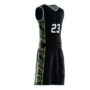Meilleurs maillots de basket-ball personnalisés unisexes, réversibles, sublimés, respirants, antibactériens, shorts et t-shirts imprimés avec logo, tailles plus grandes pour adultes - Product Image 2