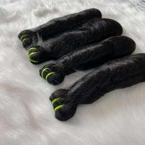 Prix de gros, cheveux humains vietnamiens bouclés de printemps, super double trame, volume complet, mèches de cheveux bruts de Thanh An Hair - Product Image 2