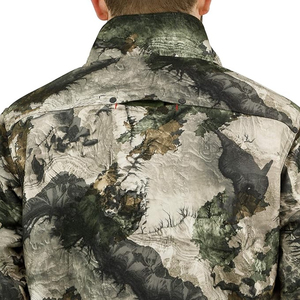 Chaqueta de senderismo táctica de poliéster transpirable con forro polar de manga larga para hombre, traje de caza de camuflaje para exteriores, ropa de caza personalizable - Product Image 5