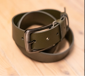 Belt2023หนังแท้เข็มขัดหนังสีน้ำตาลลายเต็ม100% แบบคลาสสิก - Product Image 2