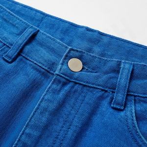 Pantalones Deportivos Holgados de Pierna Recta, Ligeros y Transpirables, Estilo Vintage, Lavado Ácido, Dobladillo Abierto, para Hombre, Otoño - Product Image 3