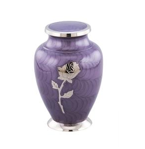 Urna de cremación de Metal con cuello grabado con acabado Gris, urna funeraria dorada para adultos a la venta, urna para adultos de alta calidad superventas - Product Image 4