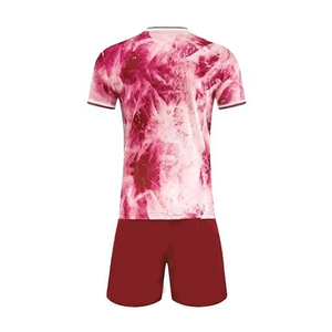 Elegante Conjunto de Uniforme de Fútbol 100% Poliéster para Adultos, Incluye Pantalones Cortos con Estampado de la Camiseta de Francia - Product Image 4