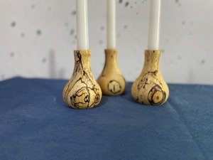 Portavelas de Madera en Forma de Maceta para Decoración del Hogar, Exhibición en Mesa, Sala de Estar, Dormitorio y Centro de Mesa Festivo, Venta al por Mayor - Product Image 3