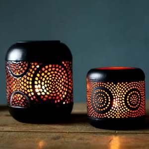 Tendance romantique fer Art rustique bougeoir pour fête mariage et noël décor à la maison cadeau artisanal disponible - Product Image 3