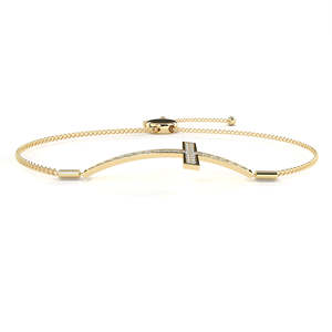 18K <b>Gold</b> Lab Grown Diamond Bracelet Beautiful Diamond Bracelets & <b>Bangles</b> - Product Image 4