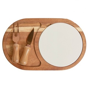 Diseño elegante Venta caliente Tabla de cortar de madera Utensilios de cocina Tabla de queso Tabla de cortar Proveedor de acero inoxidable - Product Image 4