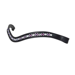 Diadema De Caballo De Cuero Con Diamantes De Imitación - Product Image 6