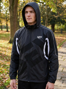 Veste coupe-vent tendance, respirante, en polyester, design moderne, idéale pour les marques de streetwear et de vêtements lifestyle - Product Image 2