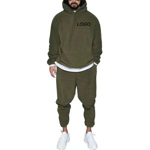 Ensemble de survêtement 100% coton pour homme avec sweat à capuche et bas de jogging pour l'entraînement d'hiver et les voyages - Product Image 5