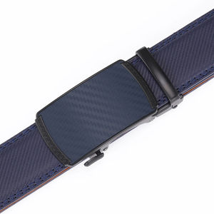 Ceinture en cuir véritable souple originale avec logo personnalisé pour hommes - Product Image 5