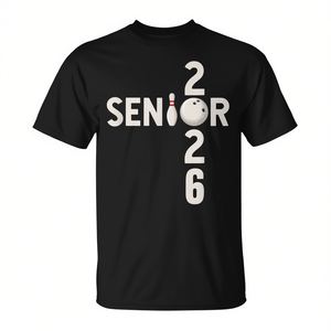 Camiseta Promocional para la Clase de Graduación de Jugadores de Boliche Senior 2026, para Futuros Estrellas - Product Image 2