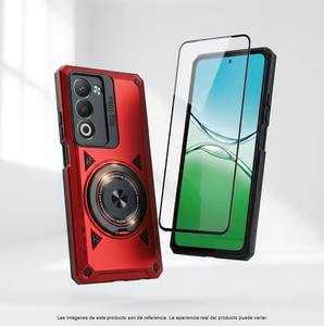 Étui robuste en TPU avec anneau magnétique rotatif à 360°, protection d'écran incluse, antichoc militaire, anti-chute, téléphone haut de gamme - Product Image 2