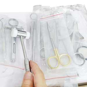 ชุดเครื่องมือฝังรากฟันเทียมแบบใช้มือ 26 ชิ้น ยี่ห้อ Medic Instruments ใช้ซ้ำได้ สำหรับการผ่าตัดช่องปาก ผลิตจากสแตนเลสเคลือบซิลิโคนสีดำ ได้รับมาตรฐาน CE - Product Image 4