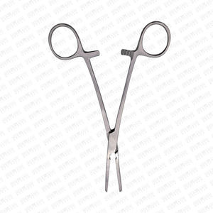 Fórceps hemostáticos, instrumento quirúrgico de acero inoxidable, Manual vascular Herramienta de sujeción de agarre, certificado CE, compatible con ISO13485 - Product Image 4