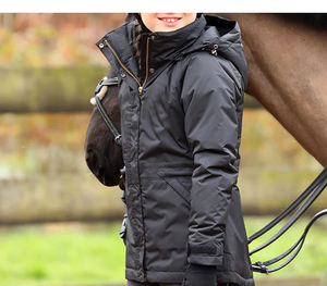 Chaqueta de lluvia de montar a caballo para niños, alta calidad, carreras ecuestres, ligera, impermeable, para lluvia - Product Image 1