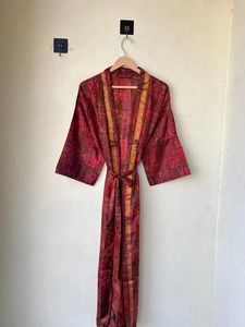 เสื้อคลุมกิโมโนผ้าไหมแท้คอวี100% ชุดแขน3/4ชุดชายหาดชายหาดชุดบิกินี่ของขวัญที่สมบูรณ์แบบสำหรับผู้หญิง - Product Image 3