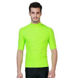 Men Compression <b>Shirt</b> Long Sleeve <b>Swim</b> Surf <b>Shirt</b> Sublimation Printed Rashie UV Protection Rash Vest Quick Dry Rash Guard - Product Image 2