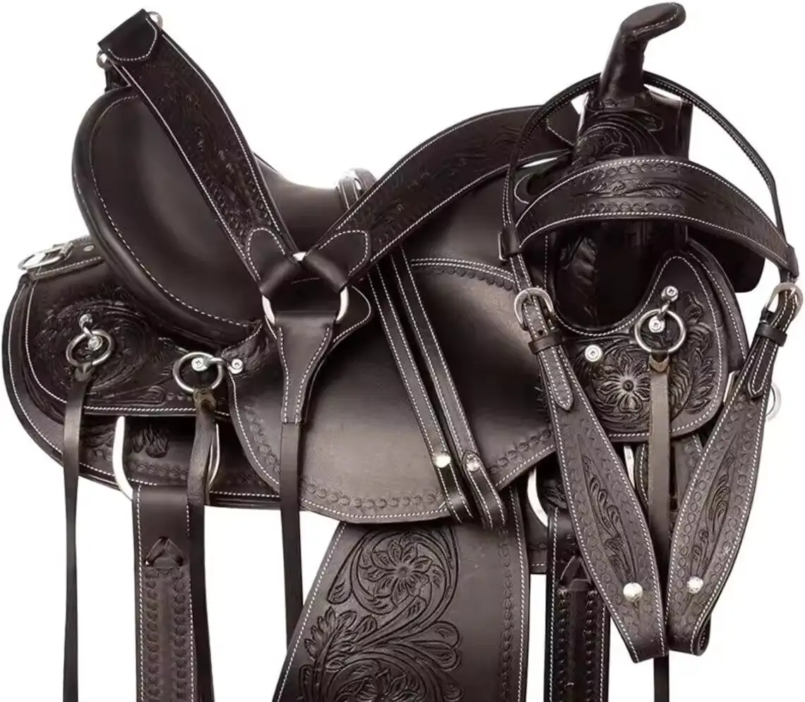Hochwertiges Bestseller Leder Western-Vergnügungsstresen handgewandeter Designer Pferdesattel zum Großhandelspreis