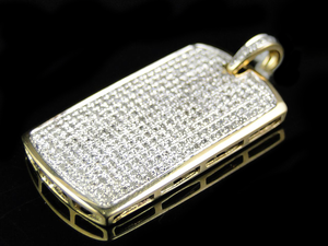 เครื่องประดับฮิปฮอปน้ำแข็งสีเงิน S925พร้อมจี้เพชรโมอิสซานไนท์เครื่องประดับแฟชั่นสำหรับผู้ชาย - Product Image 3