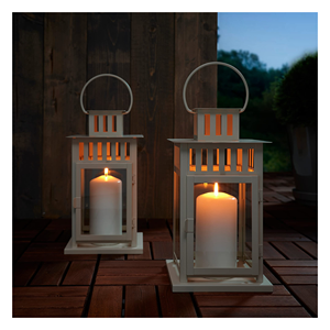 Linterna de Metal de estilo europeo para exteriores, para decoración del hogar, colgante de jardín negro, diseño marroquí, impresión personalizable, luz usada - Product Image 3