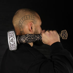 Tay Giả Mạo Carbon Cao Thép Không Gỉ Búa Chất Lượng Cao Thợ Rèn & Thợ Mộc Công Cụ Hoàn Hảo Cho Kim Loại - Product Image 5