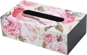 Caja de pañuelos de madera Granja Jardín Hogar Tienda Pañuelos o Servilletas Interior y exterior MDF Esmalte Decoración para sala de estar POR HF CRAFTS - Product Image 4