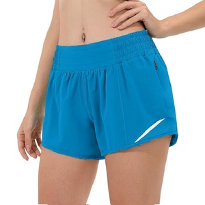 Pantalones Cortos para Mujer Hechos a Medida, 100% Azul Rey, Transpirables, Ecológicos, de Secado Rápido, Cintura Media, Cintura Elástica, al Mejor Precio de Fábrica - Product Image 1