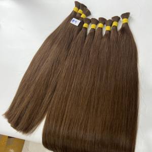 ผมต่อแบบมนุษย์แท้สำหรับต่อขนยาวสีน้ำตาลตรง100กรัมทำจากเวียดนาม - Product Image 2