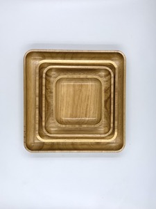 VietChoice Écologique Haute Qualité Personnalisable En Bois Naturel Plateau En Bois Plats Assiettes pour Les Fêtes En Gros Vietnam - Product Image 3