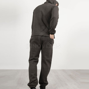 Conjunto Deportivo de Invierno para Hombre, 100% Algodón, Forro Polar Transpirable, Corte Regular, Manga Larga, Ropa de Gimnasio - Product Image 2