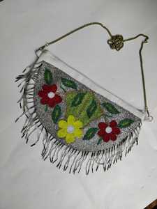 Bolso de Mano de Diseño con Forma de Mariposa, con Cuentas de Imitación de Perla y Cristal, Cadena de Eslabones, para Bodas y Eventos Especiales - Product Image 4
