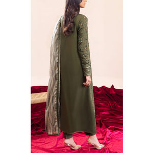 Robe formelle et décontractée d'été Offre Spéciale de Style traditionnel pour les femmes/nouvelle tenue d'été robe de pelouse et de coton Maxi - Product Image 2