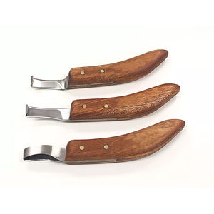 4 Pieces Hoof <b>Knives</b> <b>Sets</b> <b>Sharp</b> Stainless Steel Blade with Wooden Handle Made in Pakistan Custom logo - Product Image 1