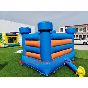 Château gonflable intérieur en PVC sur le thème de l'éléphant pour tout-petits, avec toboggan, location pour fête d'anniversaire d'enfants - Product Image 2