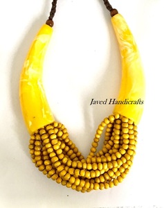 Colliers de perles épaisses en résine sur mesure de couleurs et de tailles assorties, adaptés à la revente, design unique de collier de perles - Product Image 4