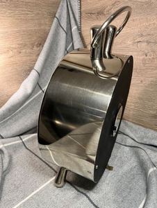 AK Brass La Mã Quay Số Kim Loại Bàn Tròn Đồng Hồ Với Top Móc Trong Bạc Hoàn Thành Cho Bảng Trang Trí Nội Thất - Product Image 6