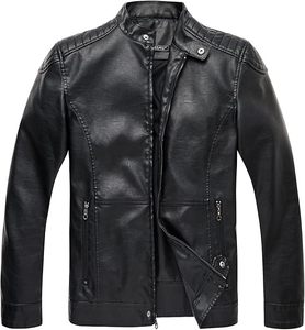 Veste bomber en cuir véritable pour homme, nouvelle arrivée en gros, manches longues, haute qualité, écologique, vintage, lavée, devant 2026 - Product Image 4