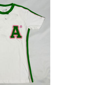 Camiseta Alpha Kapa Alpha de algodón de manga corta para hombre, camiseta holgada de color sólido para verano - Product Image 3