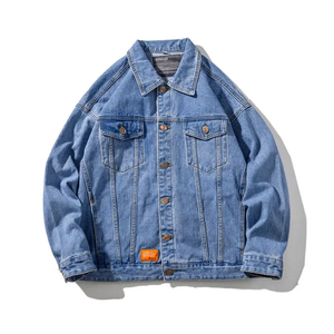 Chaquetas vaqueras de mezclilla con tinte de corbata a la moda clásicas personalizadas unisex para hombre, venta al por mayor, manga Regular con decoración de botones, temporada de invierno - Product Image 5