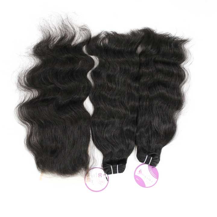 Wholesale High Quality 100% Human Hair Extensions Hair Bundles for HD Wig Making