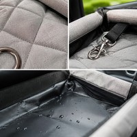 Tapis et coussins pour animaux de compagnie, Housse de siège de voiture matelassée imperméable pour petits chiens et chats, Lit de voyage portable, Lavable, Sûr