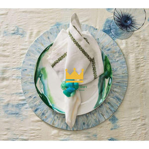 Tapis de table à coquille ronde, coussins d'isolation thermique pour le café et les aliments occidentaux, plateaux de rangement créatifs pour le restaurant et la maison - Product Image 2