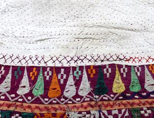 Authentique Banjara Dowry Kantha Bag Vintage Handmade Dowry Vintage Boho Bag - Product Image 3