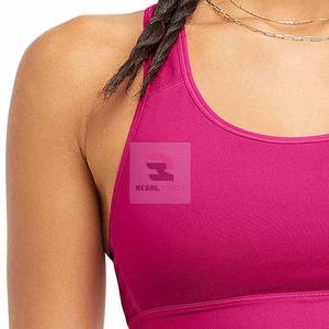 Sujetador deportivo sin costuras para mujer para gimnasio Fitness Running Yoga-Sujetador deportivo transpirable con logotipo personalizado - Product Image 5