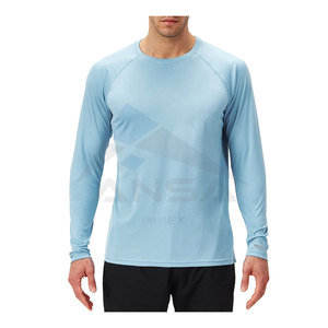 Wholesale Custom Compression <b>Long</b> <b>Sleeve</b> UV <b>Rash</b> <b>Vest</b> Printed <b>Rash</b> Guard T Shirt Breathable Polyester Fabric <b>Rash</b> Guards - Product Image 4