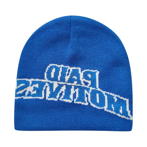 Bonnets tricotés jacquard personnalisés unisexes, chapeaux chauds d'hiver à motif de broderie, chapeaux pour adultes, sports de pêche gratuits, cyclisme quotidien - Product Image 1