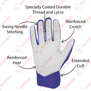 Conception unique sur mesure de qualité supérieure manchette courte jeu de baseball utiliser des gants de frappe pour les joueurs d'équipe - Product Image 5