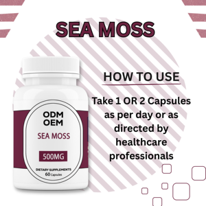 ผลิตภัณฑ์เสริมอาหารมอสและยาแคปซูลบำรุงผิวมอสทะเลไอริช60แคปซูล - Product Image 3